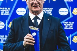 对手受伤主动叫停进攻！官方：老帅拉涅利获意甲公平竞赛时刻奖